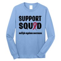 Support Squad Multiple Myeloma Warrior Squad Great Gift Long Sleeve Shirt