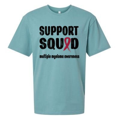 Support Squad Multiple Myeloma Warrior Squad Great Gift Sueded Cloud Jersey T-Shirt