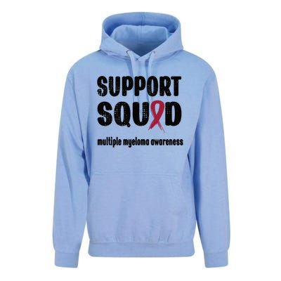 Support Squad Multiple Myeloma Warrior Squad Great Gift Unisex Surf Hoodie