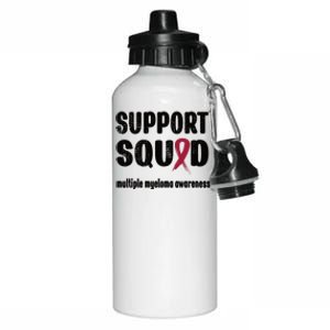 Support Squad Multiple Myeloma Warrior Squad Great Gift Aluminum Water Bottle 