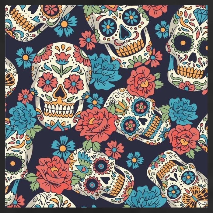 Sugar Skulls Mexican Cool Comfort Performance Bucket Hat