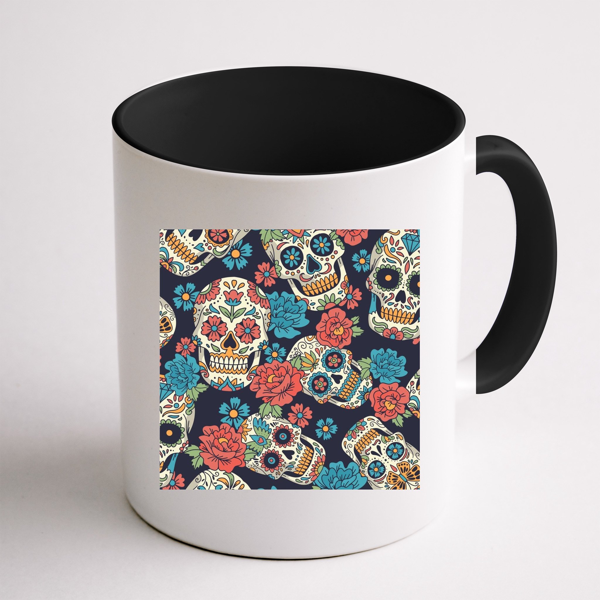 Sugar Skulls Mexican Mug