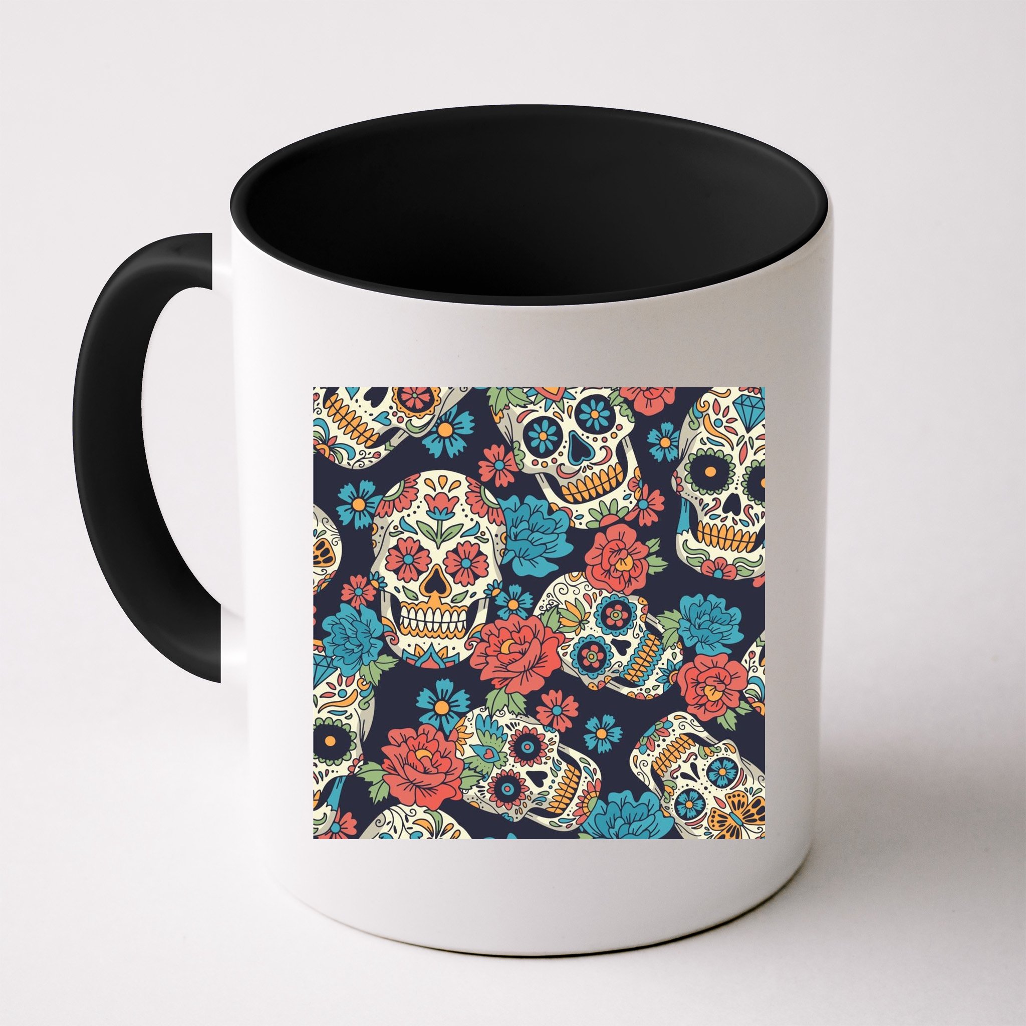 Sugar Skulls Mexican Mug
