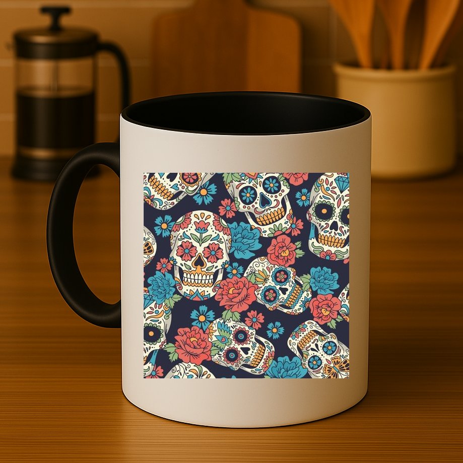 Sugar Skulls Mexican Mug