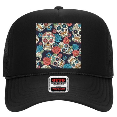 Sugar Skulls Mexican Trucker Hat