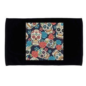 Sugar Skulls Mexican Microfiber Hand Towel