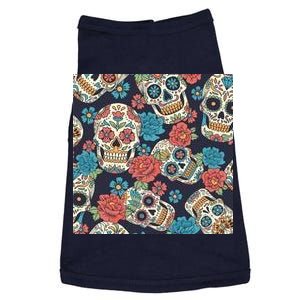 Sugar Skulls Mexican Doggie Tank