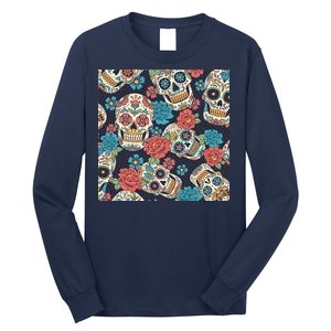 Sugar Skulls Mexican Long Sleeve Shirt