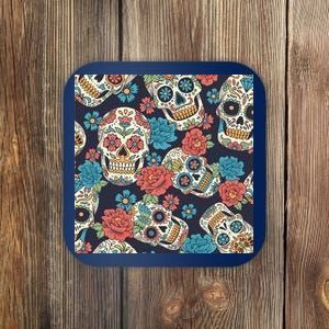 Sugar Skulls Mexican Coaster