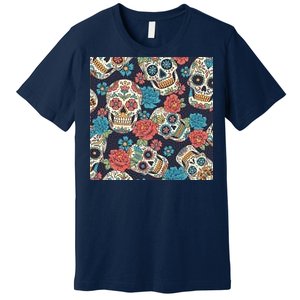 Sugar Skulls Mexican Premium T-Shirt