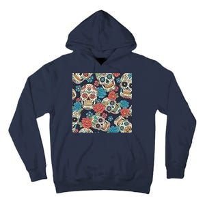 Sugar Skulls Mexican Tall Hoodie