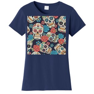 Sugar Skulls Mexican Women's T-Shirt