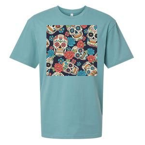 Sugar Skulls Mexican Sueded Cloud Jersey T-Shirt