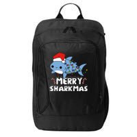 Santa Shark Merry Sharkmas City Backpack