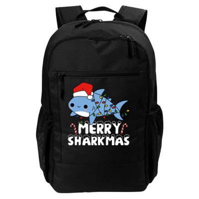 Santa Shark Merry Sharkmas Daily Commute Backpack