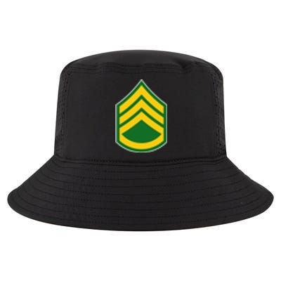 Staff Sergeant Military Badge Cool Comfort Performance Bucket Hat