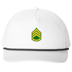 Staff Sergeant Military Badge Snapback Five-Panel Rope Hat