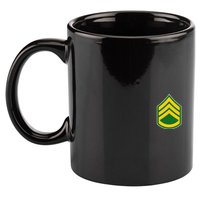 Staff Sergeant Military Badge 11oz C Handle Ceramic Mug