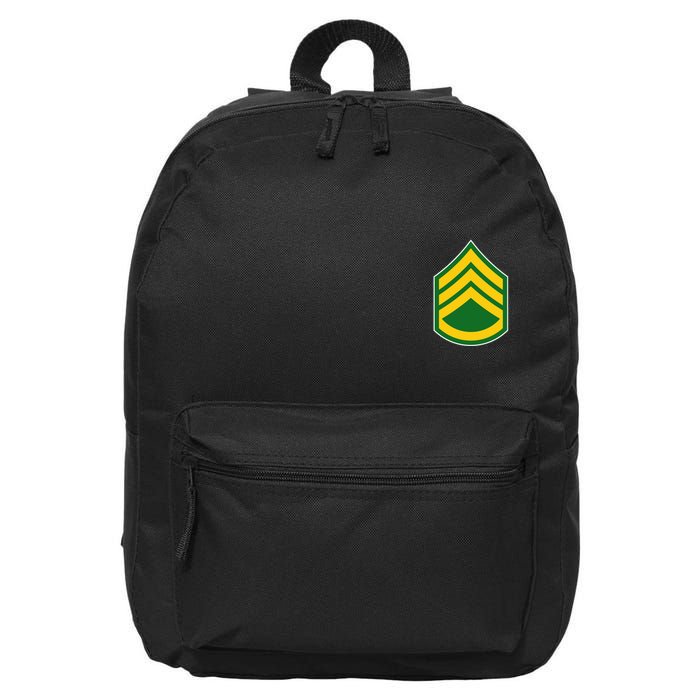 Staff Sergeant Military Badge 16 in Basic Backpack