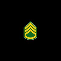 Staff Sergeant Military Badge 16 in Basic Backpack