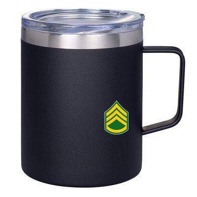 Staff Sergeant Military Badge 12oz Stainless Steel Coffee Mug