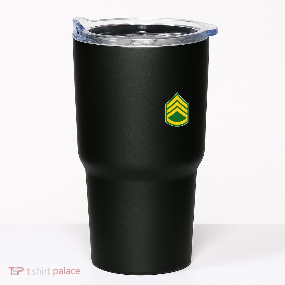 Staff Sergeant Military Badge Tumbler