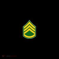 Staff Sergeant Military Badge Poster