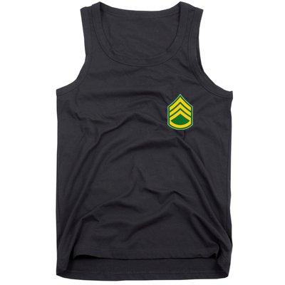 Staff Sergeant Military Badge Tank Top