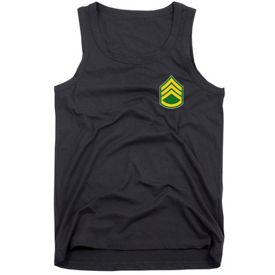 Staff Sergeant Military Badge Tank Top