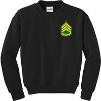 Staff Sergeant Military Badge Kids Sweatshirt