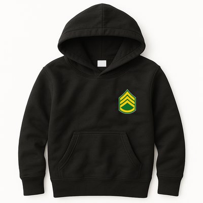 Staff Sergeant Military Badge Kids Hoodie