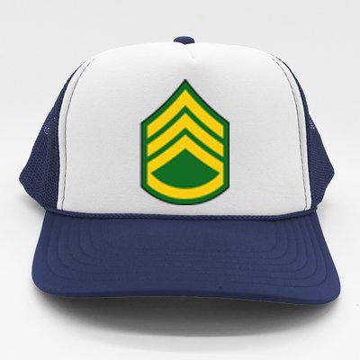 Staff Sergeant Military Badge Trucker Hat