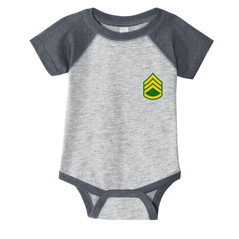 Staff Sergeant Military Badge Infant Baby Jersey Bodysuit