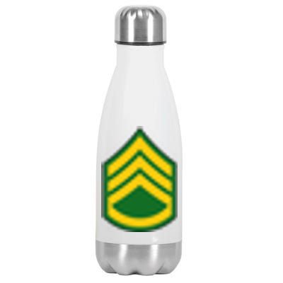 Staff Sergeant Military Badge Stainless Steel Insulated Water Bottle