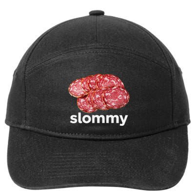 Slommy Salami Meme Oddly Specific Funny Memes Internet Memes 7-Panel Snapback Hat