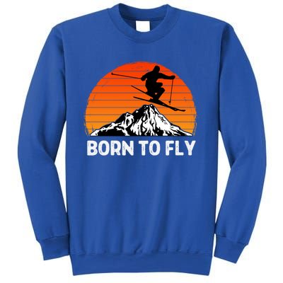 Snow Ski Mountain Skier Downhill Skiing Trip Ski Lover Gift Sweatshirt