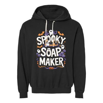 Spooky Soap Maker Halloween Soap Making Garment-Dyed Fleece Hoodie