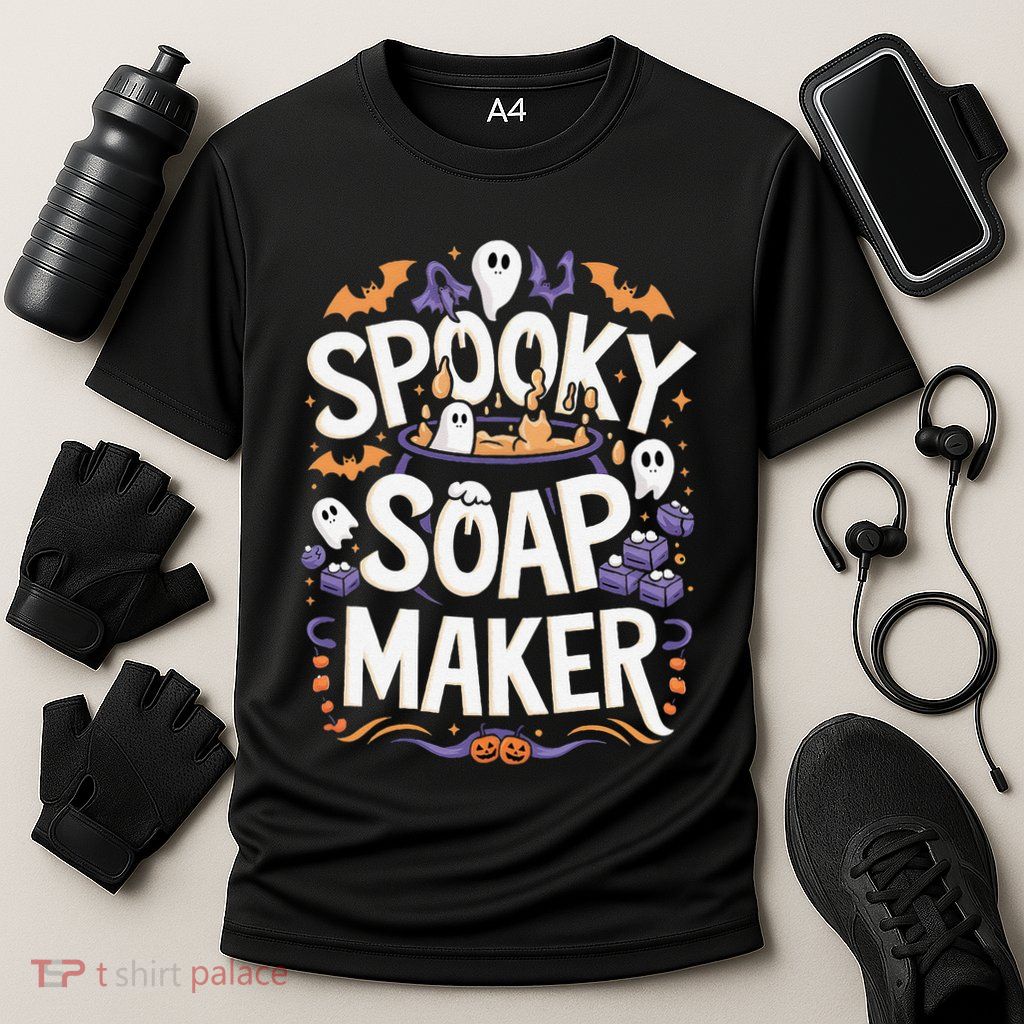 Spooky Soap Maker Halloween Soap Making Performance Shirt