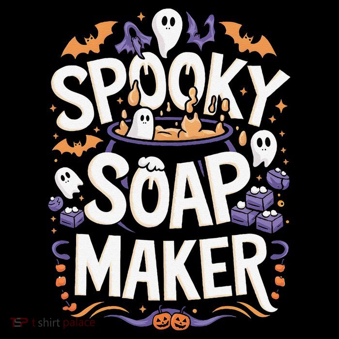 Spooky Soap Maker Halloween Soap Making 7-Panel Snapback Hat