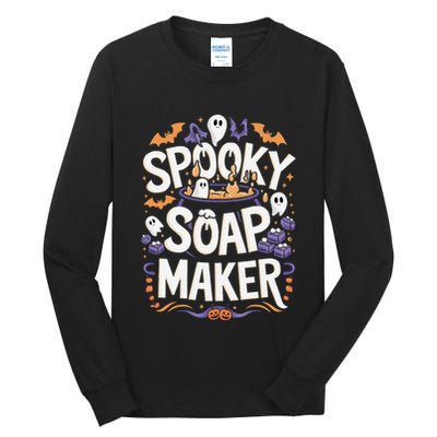 Spooky Soap Maker Halloween Soap Making Tall Long Sleeve T-Shirt