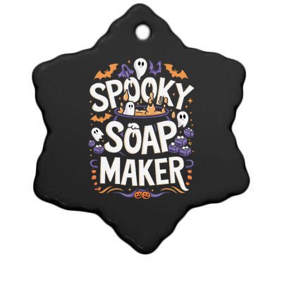 Spooky Soap Maker Halloween Soap Making Ceramic Star Ornament