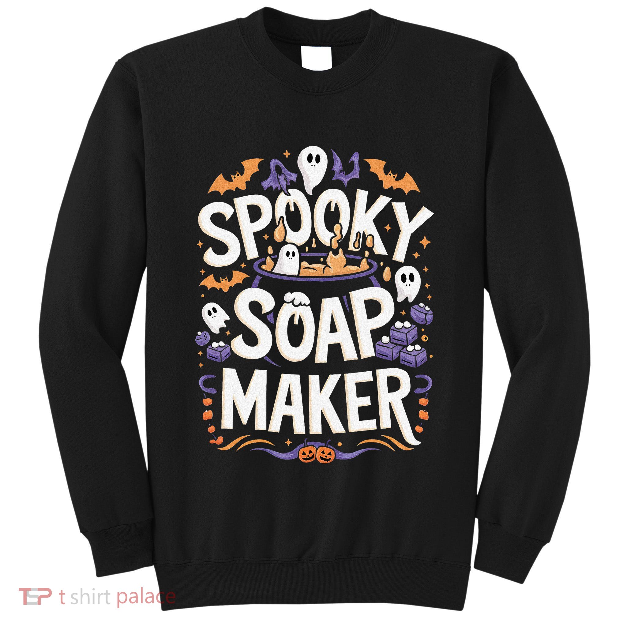 Spooky Soap Maker Halloween Soap Making Tall Sweatshirt