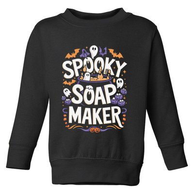 Spooky Soap Maker Halloween Soap Making Toddler Sweatshirt