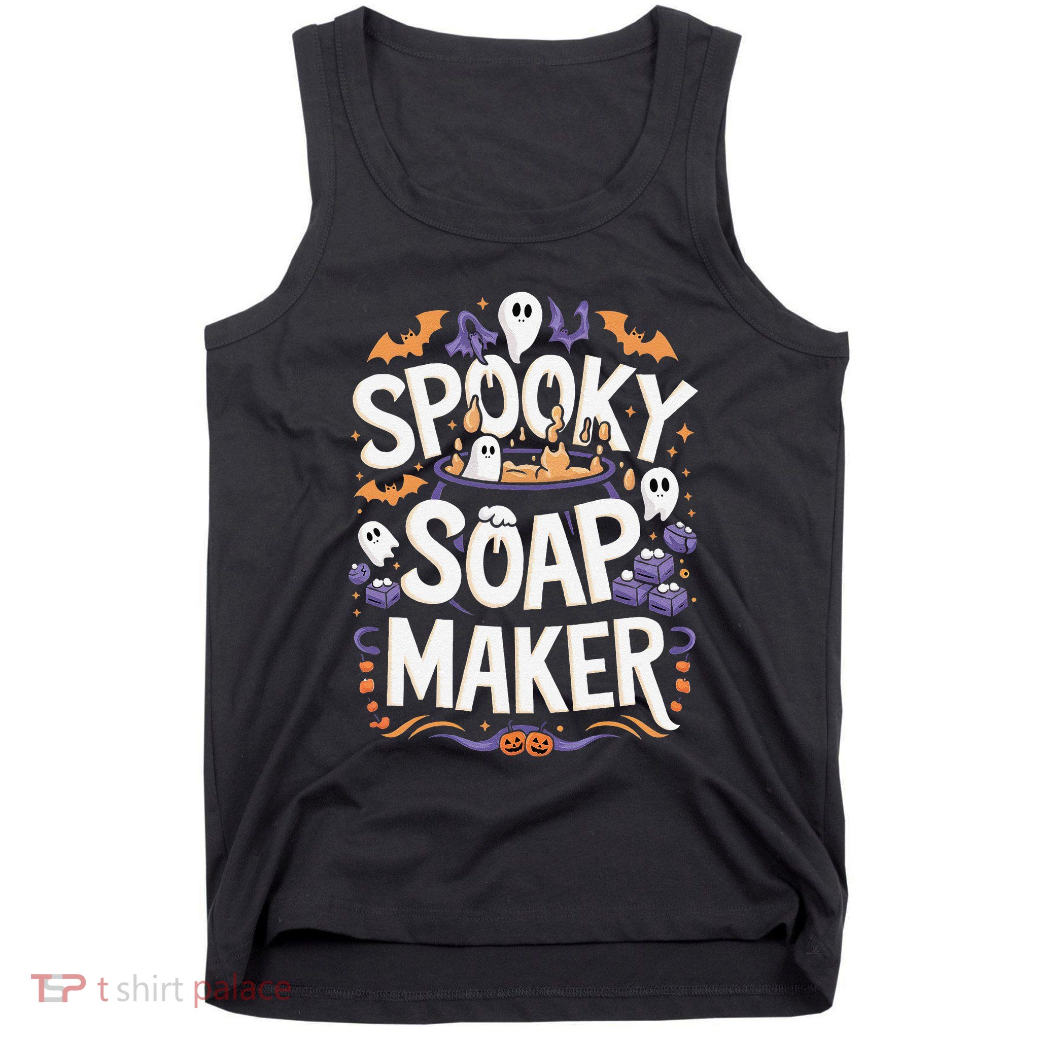 Spooky Soap Maker Halloween Soap Making Tank Top