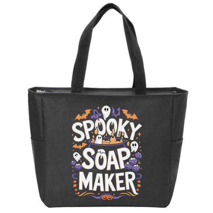 Spooky Soap Maker Halloween Soap Making Zip Tote Bag