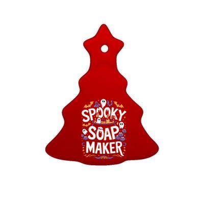 Spooky Soap Maker Halloween Soap Making Ceramic Tree Ornament