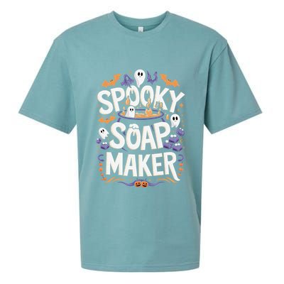 Spooky Soap Maker Halloween Soap Making Sueded Cloud Jersey T-Shirt