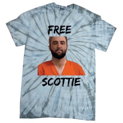 Scottie Scheffler Mugshot 2024 Tie-Dye T-Shirt