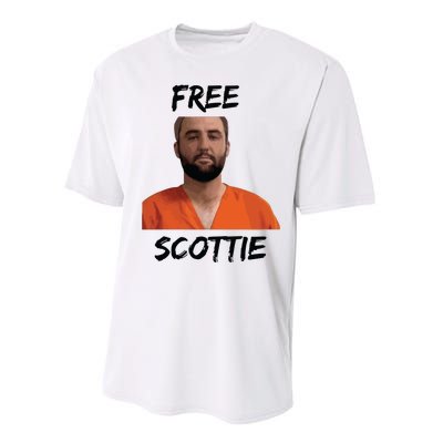 Scottie Scheffler Mugshot 2024 Performance Sprint T-Shirt