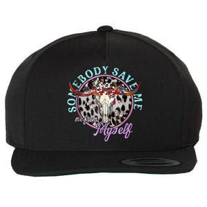 Somebody Save Me Country Music Wool Snapback Cap